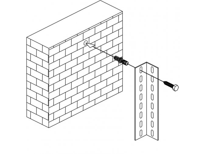 kotva do zdi pro regaly fix 15105