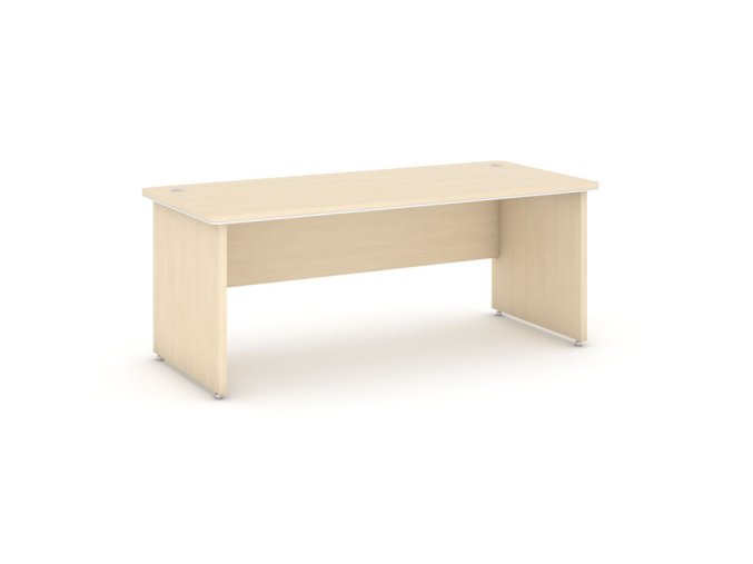Kancelářský psací stůl ARRISTO LUX, 200x90 cm, bříza
