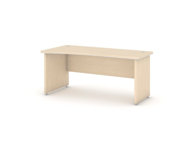 Rohový kancelářský psací stůl ARRISTO LUX, 200x90 cm, levý, bříza