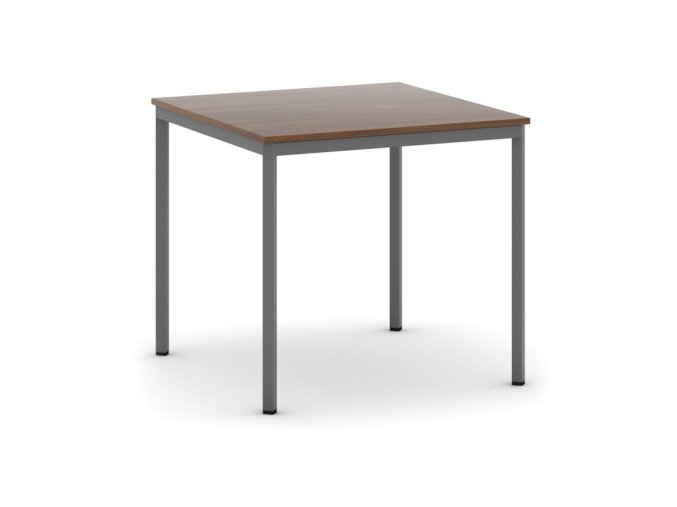 jidelni stul 80x80 cm tmave seda podnoz orech 15499