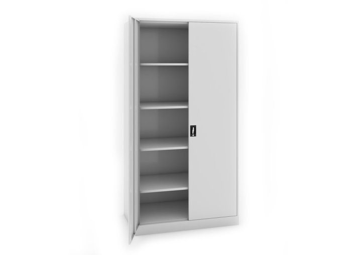 dilenska policova skrin na naradi kovona jumbo 4 police svarovana 1200 x 800 x 1950 mm seda seda 15557