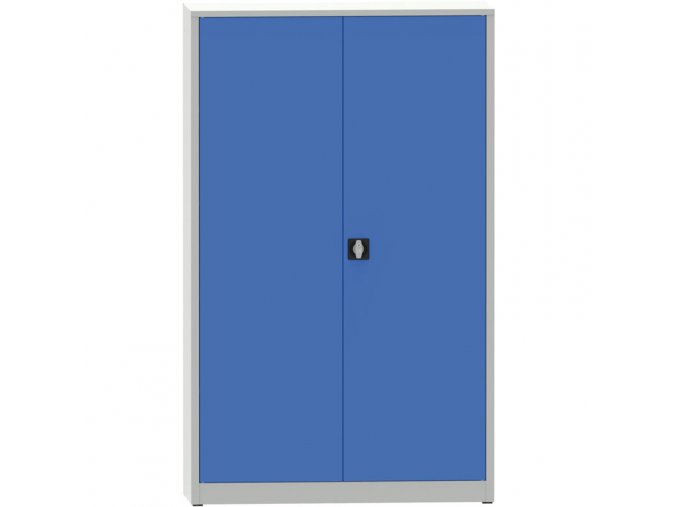 dilenska policova skrin na naradi kovona jumbo 4 police svarovana 1200 x 600 x 1950 mm seda modra 23397