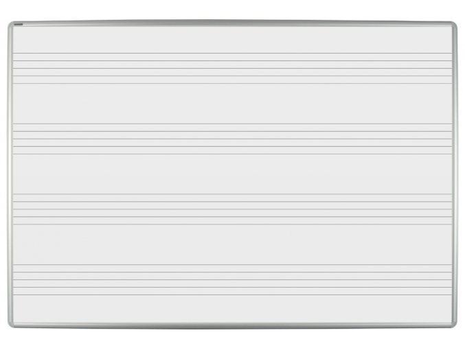 bila keramicka popisovaci tabule s potiskem ekotab 1200 x 1000 mm notova osnova 16416