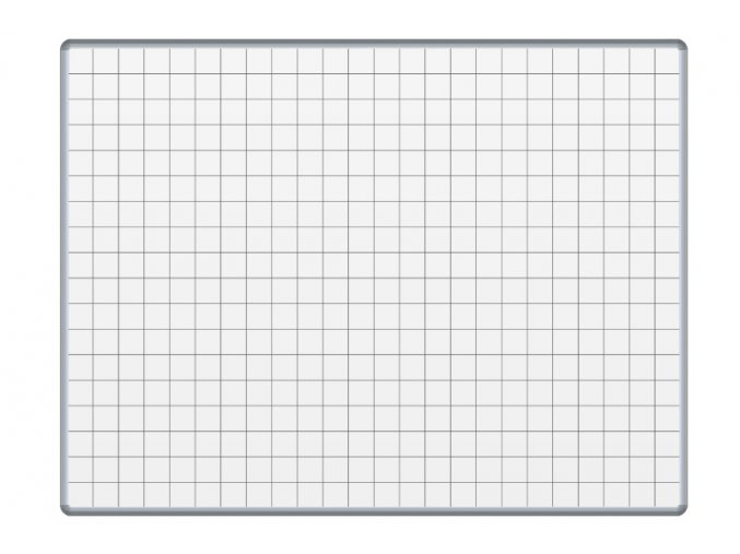 bila keramicka popisovaci tabule s potiskem ekotab 1200 x 1000 mm ctverce rastr 16420