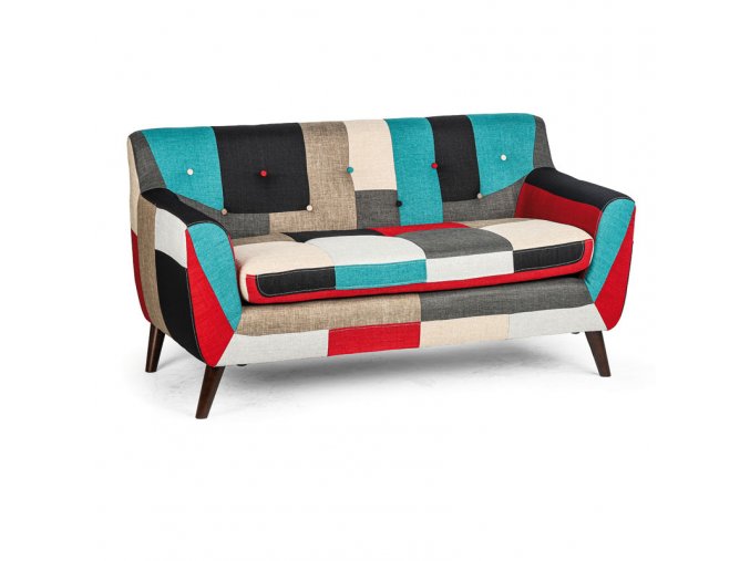 Patchwork sedací souprava GRAND, dvoumístná