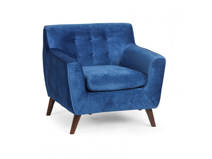 kreslo nordic modre 16784