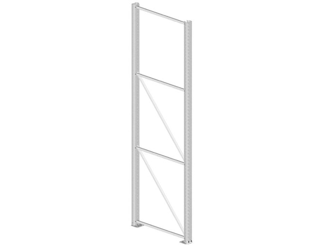 Rám paletového regálu, výška 2700 mm, hloubka 1100 mm