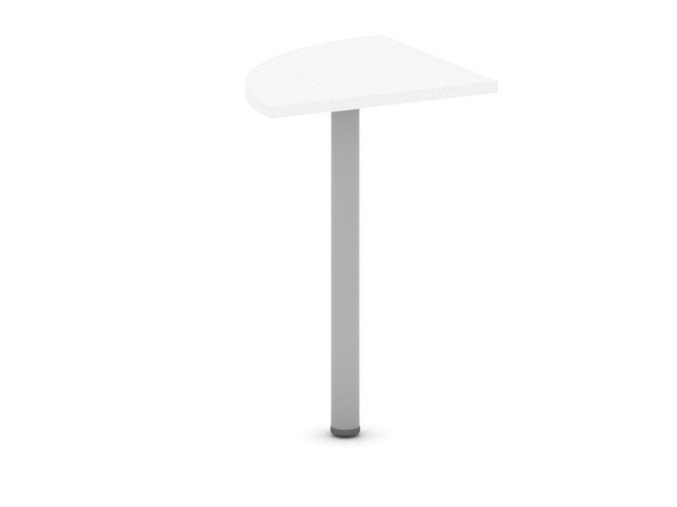Spojovací stolek MIRELLI, 800 x 800 x 750 mm, bílá
