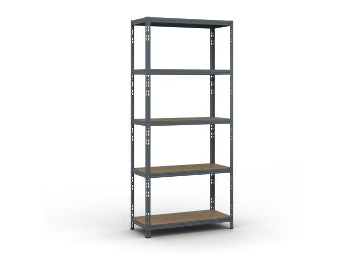 Policový regál 1954x900x400 mm, nosnost 175kg