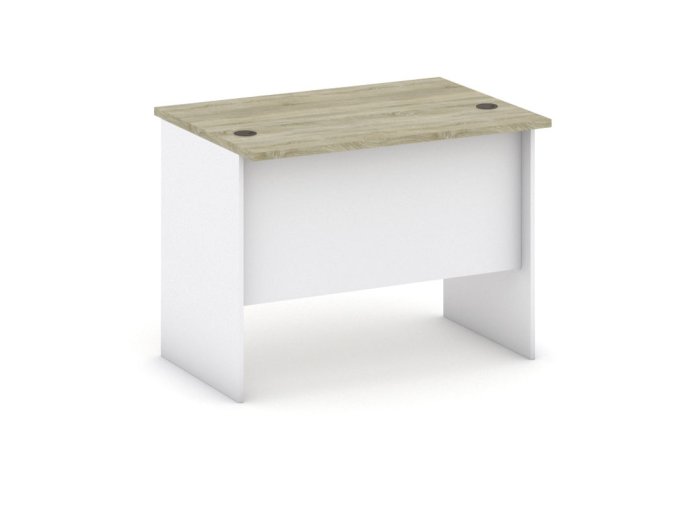 kancelarsky psaci stul mirelli 100x80 cm bila dub sonoma 30633