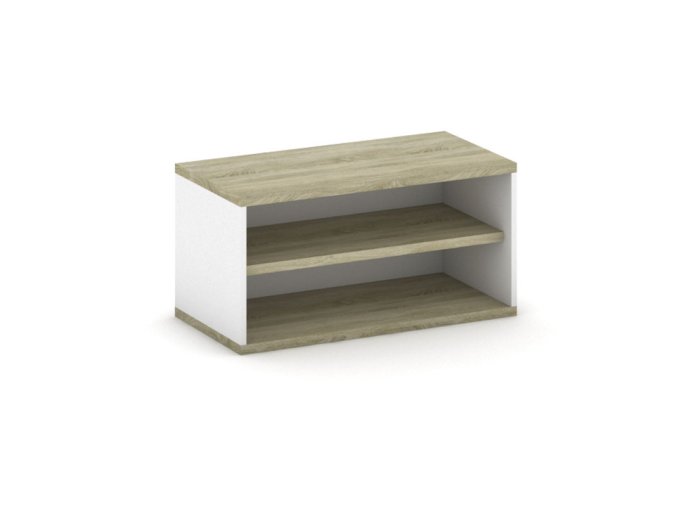 nastavba na skrin mirelli 800 x 400 x 400 mm bila dub sonoma 16649