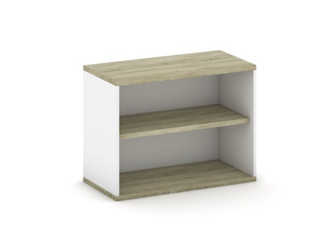 nastavba otevrena mirelli 800 x 400 x 600 mm bila dub sonoma 16648