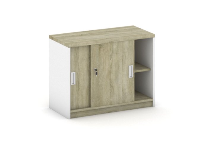 nastavba zasouvaci mirelli 800 x 400 x 600 mm bila dub sonoma 107907