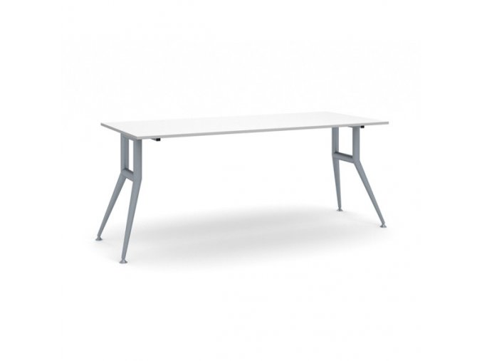Jednací stůl WIDE, 1800 x 800 mm, bílá