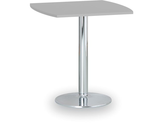 konferencni stolek filip ii 66x66 cm chromovana podnoz seda 88298