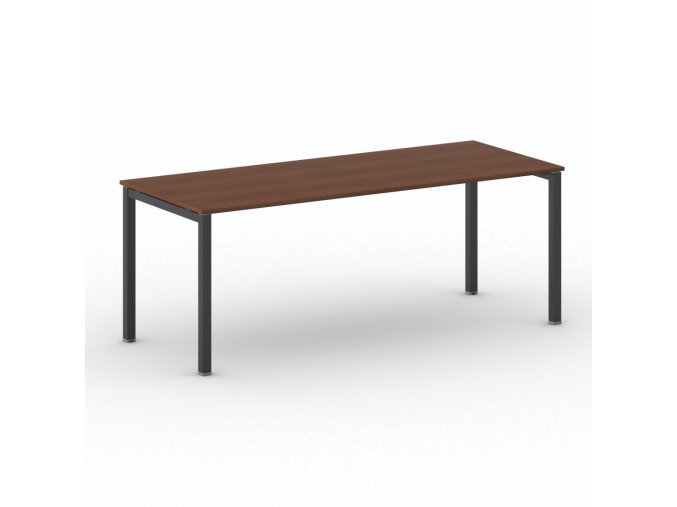 jednaci kancelarsky stul primo square 200x80 cm cerna podnoz tresen 104442