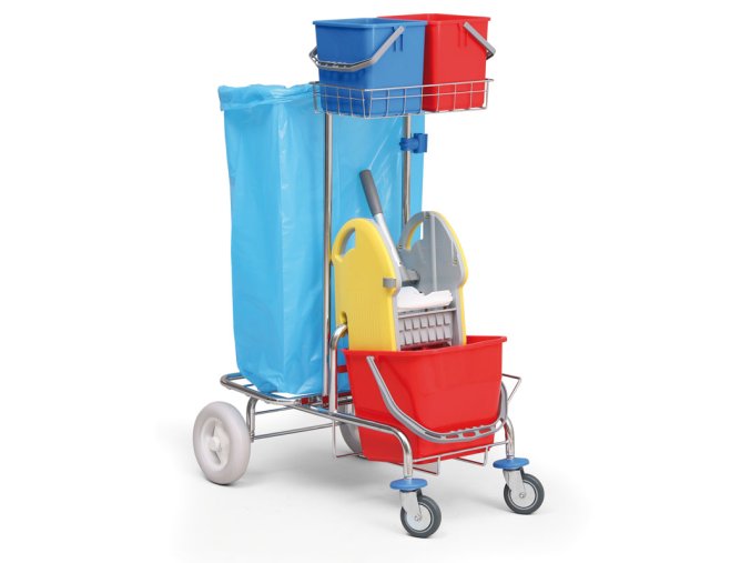 profesionalni uklidovy vozik jednokbelikovy 52 x 75 x 120 cm 2067