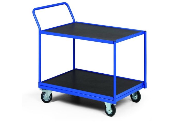 policovy vozik 2 police z vodeodolne preklizky nosnost 400 kg 37955