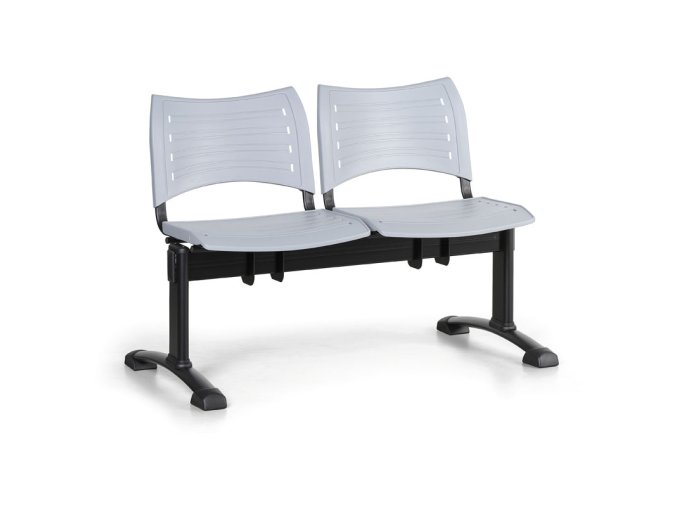 plastova lavice do cekaren visio 2 sedak seda cerne nohy 24376