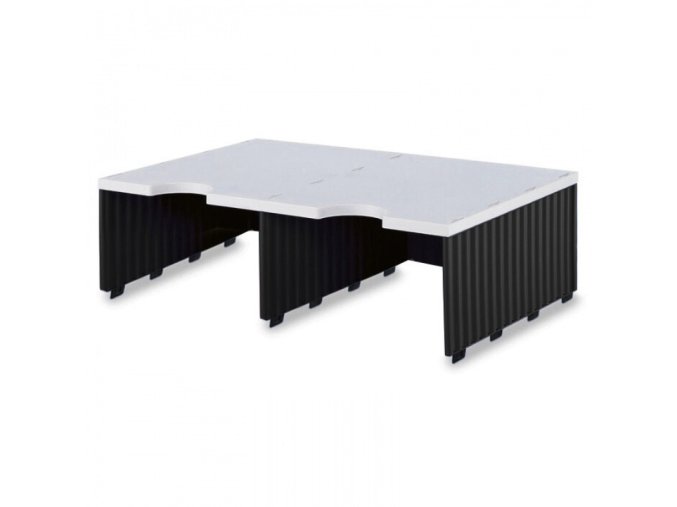 tridici moduly 2 siroke prihradky cerna 112480