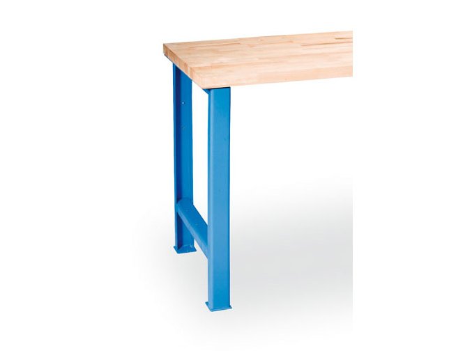 samostatna kovova noha pro dilenske stoly gd pevna vyska 810 mm modra 3466