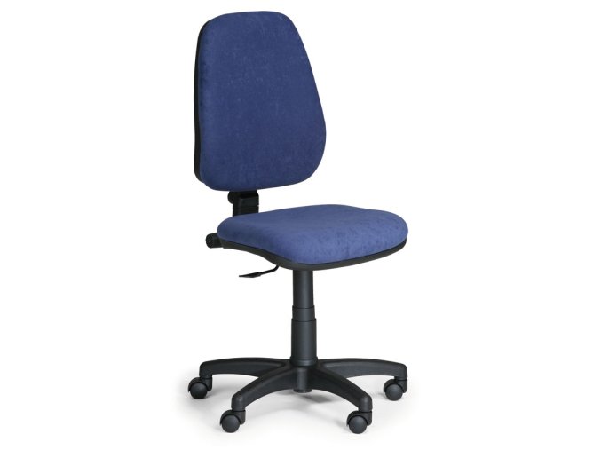 Kancelářská židle COMFORT PK, bez područek, modrá