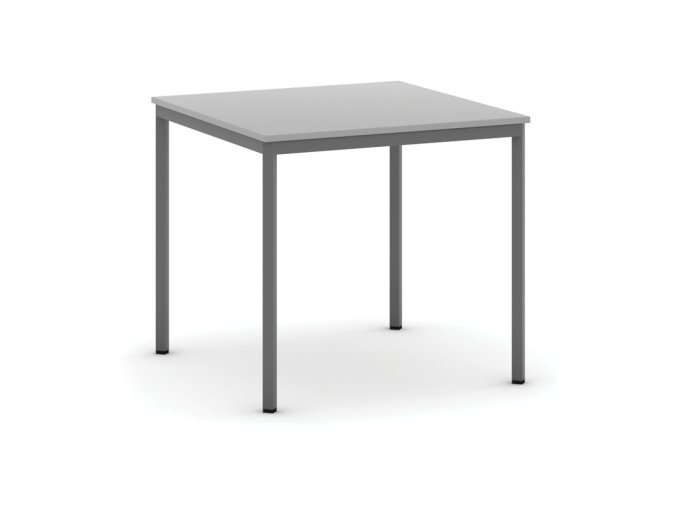 jidelni stul 80x80 cm tmave seda podnoz seda 15472