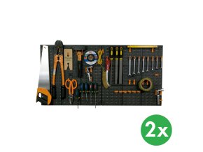 Plastová dílenská stěna na nářadí s 50 háčky na nářadí