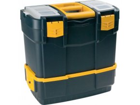 Plastový kufr na nářadí s přídavným boxem 460x280x455 mm