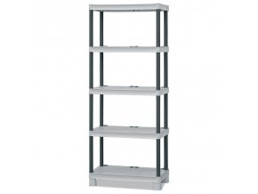 plastovy regal sede police 1750x700x350 mm 30273