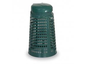 Plastový odpadkový koš na 120 L pytle, zelený