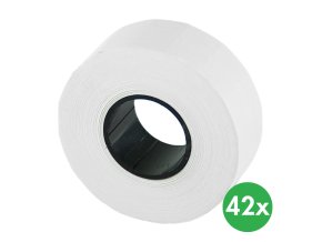 Etikety - 22 x 12 mm, 42 ks, bílá