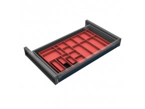Organizér nářadí do zásuvky skříní KOVOS se šířkou 950 mm, 20 přihrádek