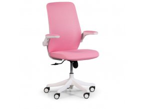 Kancelářská židle se síťovaným opěrákem BUTTERFLY, růžová