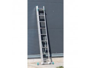 hlinikovy dvoudilny zebrik alve eurostyl s upravou na schody 2x9 pricek delka 4 28 m 21472