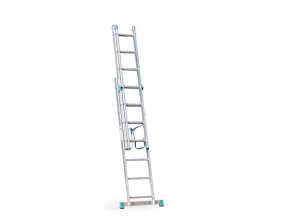 hlinikovy trojdilny zebrik alve eurostyl s upravou na schody 3x7 pricek delka 3 99 m 24868