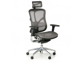 Multifunkční kancelářská židle WINSTON AA, šedá