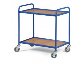 policovy vozik se 2 policemi 750x420 mm modry 314