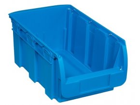 Plastový box COMPACT, 210 x 350 x 150 mm, modrý