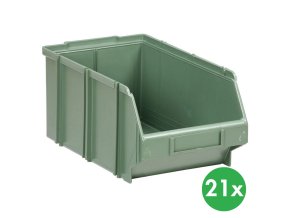 Plastový box z polystyrenu, 212 x 360 x 165 mm