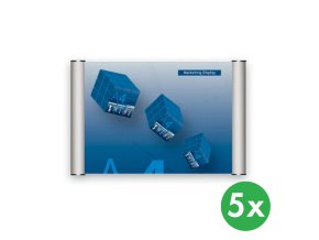 Jmenovky na dveře na klip, pro formát 210 x 297 mm (A4), 5 ks