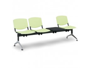plastova lavice do cekaren smile 3 sedak se stolkem zelena 3822