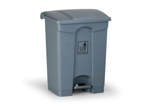 naslapny viceucelovy kos na odpadky 68 l 480 x 330 x 560 mm seda 4170