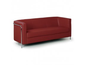 kozena sedaci souprava club trimistna cervena 14134