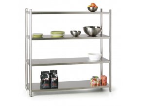 nerezovy policovy regal 1550 x 1490 x 470 mm 4 police 6236