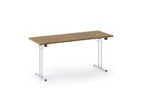 Skládací konferenční stůl FOLDING, 160x80 cm, ořech