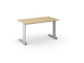 Kancelářský psací stůl PRIMO FLEXIBLE, 140x80 cm, bříza