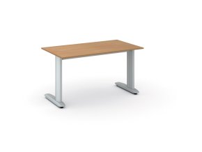 Kancelářský psací stůl PRIMO FLEXIBLE, 140x80 cm, buk