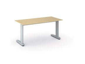 Kancelářský psací stůl PRIMO FLEXIBLE, 160x80 cm, bříza