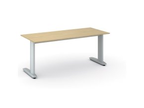Kancelářský psací stůl PRIMO FLEXIBLE, 180x80 cm, bříza